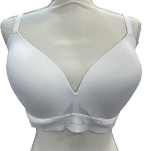 Victoria’s Secret PINK Wear Everywhere Wireless Push-Up Bra 38DD White NWT